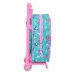 Mochila Escolar com Rodas My Little Pony Magic Cor de Rosa Turquesa 22 x 27 x 10 cm