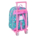 School Rucksack with Wheels My Little Pony Magic Pink Turquoise 22 x 27 x 10 cm