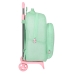 Mochila Escolar com Rodas BlackFit8 Moon Verde 32 x 42 x 15 cm