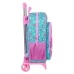 Mochila Escolar com Rodas My Little Pony Magic Cor de Rosa Turquesa 33 x 42 x 14 cm