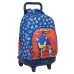 Schoolrugzak met Wielen Sonic Prime Blauw 33 x 45 x 22 cm