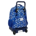 School Rucksack with Wheels Sonic Prime Blue 33 x 45 x 22 cm