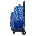 Mochila Escolar com Rodas Sonic Prime Azul 33 x 45 x 22 cm