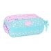 Malas para tudo triplas Frozen Cool days Violeta Azul celeste 21,5 x 10 x 8 cm