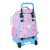 Schulrucksack mit Rädern Frozen Cool days Violett Himmelsblau 33 x 45 x 22 cm