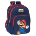 Plecak szkolny Super Mario World Granatowy 32 x 42 x 15 cm