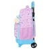 Schoolrugzak met Wielen Frozen Cool days Paars Hemelsblauw 33 x 45 x 22 cm