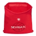 Bolsa Mochila con Cuerdas Sevilla Fútbol Club Rojo 35 x 40 x 1 cm