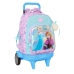 Cartable à roulettes Frozen Cool days Violet Bleu ciel 33 x 45 x 22 cm