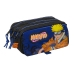 Tredubbel Carry-all Naruto Ninja Blå Svart 21,5 x 10 x 8 cm