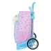 Šolski nahrbtnik s kolesi Frozen Cool days Vijolična Nebesno modra 33 x 42 x 14 cm