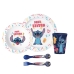 Set de vaisselle pour enfants Stitch Sweet Enfant (5 Pièces)