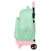 Mochila Escolar com Rodas BlackFit8 Moon Verde 33 x 45 x 22 cm