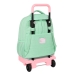 Cartable à roulettes BlackFit8 Moon Vert 33 x 45 x 22 cm