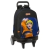 Schoolrugzak met Wielen Naruto Ninja Blauw Zwart 33 x 45 x 22 cm