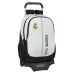 Училищна чанта с колелца Real Madrid C.F. 24/25 Бял Сив 32 x 44 x 16 cm