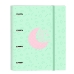 Carpeta de anillas BlackFit8 Moon Verde 27 x 32 x 3.5 cm