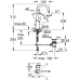 Mengkraan Grohe 23811000 Metaal