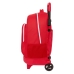 Школьный рюкзак с колесиками Sevilla Fútbol Club Красный 33 x 45 x 22 cm