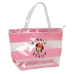 Bolsa Mulher Minnie Mouse Beach Cor de Rosa Transparente