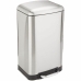 Poubelle Kitchen Move Acier inoxydable 30 L Gris