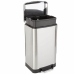 Waste bin Kitchen Move Stainless steel 30 L Grey