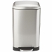 Waste bin Kitchen Move Stainless steel 30 L Grey