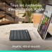 Housse pour iPad + Clavier Logitech Keys-to-Go 2