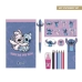 Set di Cancelleria Stitch Azzurro