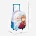 Schoolrugzak met Wielen Frozen Blauw 25 x 31 x 10 cm