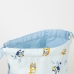 Mochila Saco Infantil Bluey Azul claro 26 x 32 cm