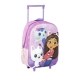 Školní taška na kolečkách Gabby's Dollhouse Růžový 25 x 31 x 10 cm