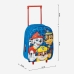 Mochila Escolar com Rodas The Paw Patrol Azul 25 x 31 x 10 cm