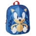 Skolebag Sonic Blå 25 x 31 x 10 cm