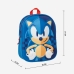 Školski Ruksak Sonic Plava 25 x 31 x 10 cm