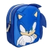 Schoolrugzak Sonic Blauw 22 x 27 x 10 cm