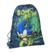 Mochila Saco Infantil Sonic Azul oscuro