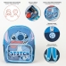 School Bag Stitch Blue 25 x 3 x 12 cm