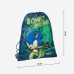 Mochila saco infantil Sonic Azul escuro