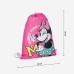 Mochila saco infantil Minnie Mouse Fúcsia