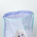 Mochila saco infantil Frozen Lilás 30 x 39 cm