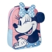 Mochila Escolar Minnie Mouse Rosa 22 x 28 x 9 cm