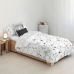 Housse de Couette Kids&Cotton Brail Blanc 175 Fils 180 x 220 cm