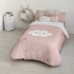 Housse de Couette Kids&Cotton Werner Rosa Rose 175 Fils 180 x 220 cm