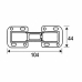 Hinge EDM BC10 To put on top of Steel