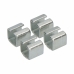 Lock square EDM CDD07 Demper Staal 8 x 15 mm (4 Stuks)