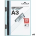 Documenthouder Durable Duraclip 60 Blauw Transparant A3 (10 Stuks)