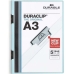 Document Folder Durable Duraclip 60 Blue Transparent A3 (10Units)