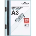 Documenthouder Durable Duraclip 60 Blauw Transparant A3 (10 Stuks)