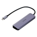 Hub USB Unitek P5+ Gris